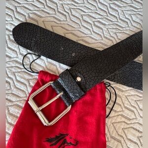 Sergio Grasso Italian Leather Equestrian Belt Sz. L/Xl